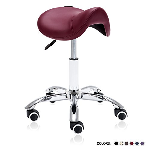 Dr.lomilomi Hydraulic Saddle Rolling Medical Massage Stool Chair 506