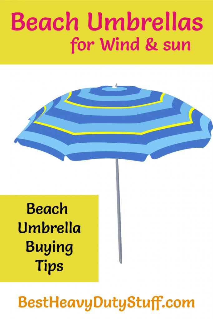 [2022 ] Best Heavy Duty Beach Umbrella Sun and Wind Resistant